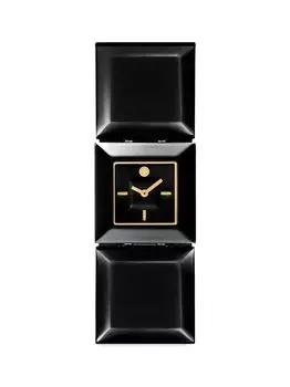 Часы Robertson с ацетатным браслетом Tory Burch, черный