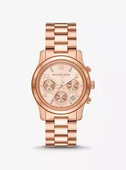 Часы Runway цвета розового золота Michael Kors, розовый