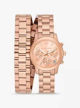Часы Runway с запахом розового золота Michael Kors, розовый