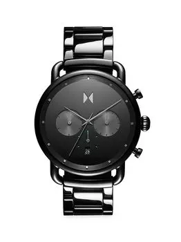 Часы с хронографом Blacktop из керамики и нержавеющей стали Mvmt, черный