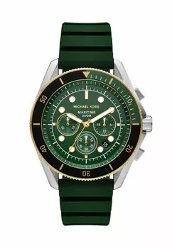 Часы с хронографом Michael Kors, зеленый