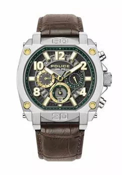 Часы с хронографом NORWOOD Police, коричневый