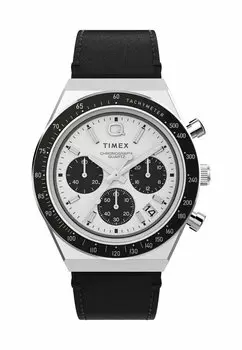 Часы с хронографом Q TIMEX DIVER INSPIRED Timex, черный