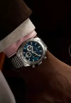 Часы с хронографом QUARTZ Timex, серебряный