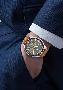 Часы с хронографом Rhodenwald & Shne, Браун