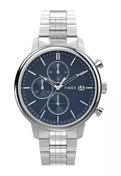 Часы с хронографом Timex, серебряный
