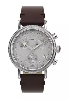 Часы с хронографом WATERBURY STANDARD COIN EDGE Timex, серебряный