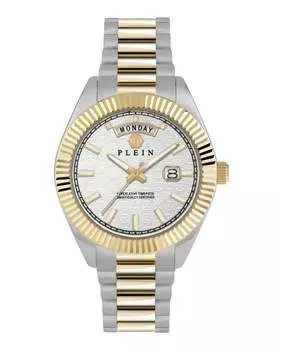Часы с превосходным датой PHILIPP PLEIN, цвет two tone/two tone/silver