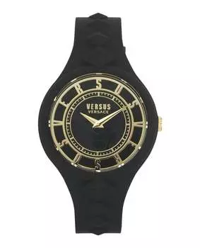 Часы с ремешком Fire Island Studs Versus Versace, черный/черный/черный