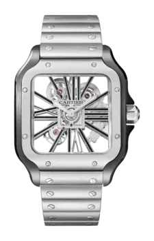 Часы santos de scheletrato Cartier