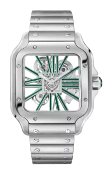 Часы santos de scheletrato Cartier
