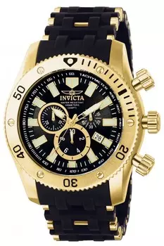 Часы sea spider 0140 50мм Invicta, золото