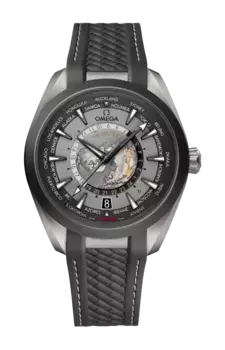 Часы seamaster aqua terra 150m coaxial master chronometer gmt worldtimer 43 мм Omega