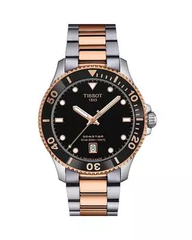 Часы Seastar 1000, 40 мм Tissot, черный