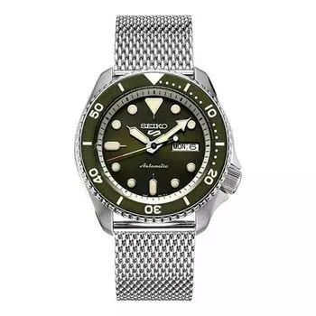 Часы SEIKO 5 Series 100 waterproof / Sports Mechanical Green, зеленый