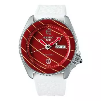 Часы SEIKO 5 Sports Series EVISEN SKATEBOARDS Limited Edition Watch, белый