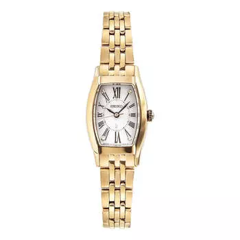 Часы SEIKO Lukia Blue Lens 100 waterproof Solar Energy quartz Watch, золотой