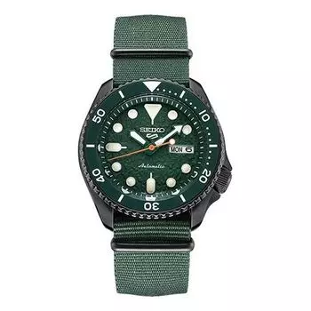 Часы SEIKO Male seiko5 Japan / South Korea Fashion, зеленый