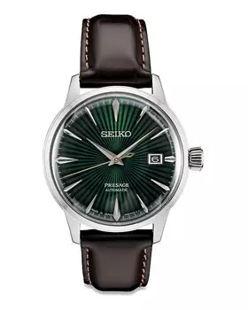 Часы Seiko Presage, 40,5 мм Seiko Watch, зеленый
