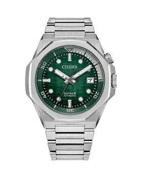Часы Series 8, 43 мм Citizen, зеленый