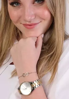Часы SET MIT KOSTENLOSEM ARMBAND Lucardi, серебристый