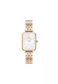 Часы Швабра QUADRO LUMINE 5 LINK Daniel Wellington, цвет rose gold-coloured