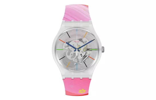 Часы-скелетон унисекс 41 мм SO29Z105 SWATCH