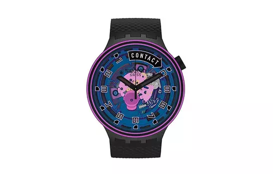 Часы-скелетон унисекс 47 мм SB01B126 SWATCH
