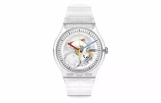 Часы-скелетоны Gent Series унисекс SO29K100 SWATCH