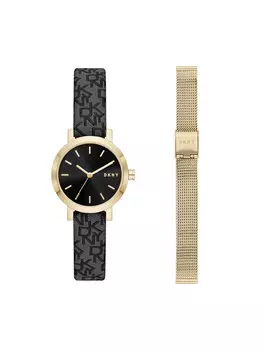 Часы Soho Gift Set NY6616SET DKNY, золотой