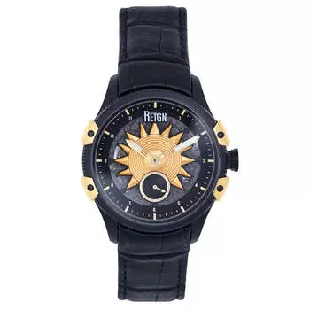 Часы Solstice Automatic Semi-Skeleton - Черный/Золотой Reign