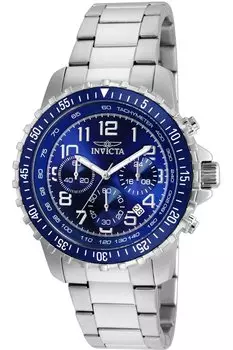 Часы specialty 6621 45 мм Invicta, серебряный