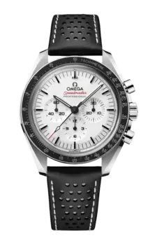 Часы speedmaster moonwatch professional 42 мм acciaio su cinturino di pelle Omega