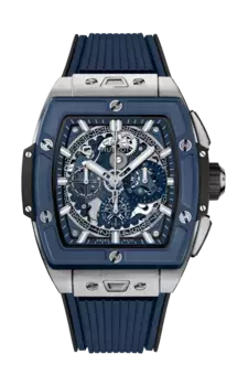 Часы spirit of big bang titanium blue ceramic Hublot