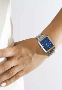 Часы SQUARE Lotus, темно-синий