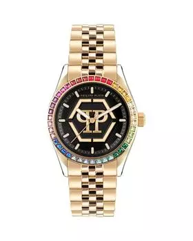 Часы Superlative с датой, 38 мм PHILIPP PLEIN, цвет Black