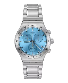 Часы That's so Peachy из серого и стального материала Swatch, серый