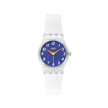 Часы The Gold Within You белого цвета с силиконовым ремешком Swatch, белый