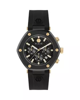 Часы The Hexagon Chrono, 42mm PHILIPP PLEIN, черный