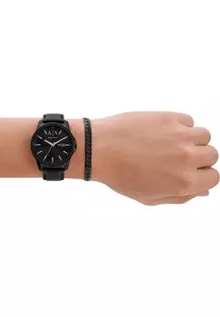 Часы Three-Hand Day-Date Armani Exchange, черный