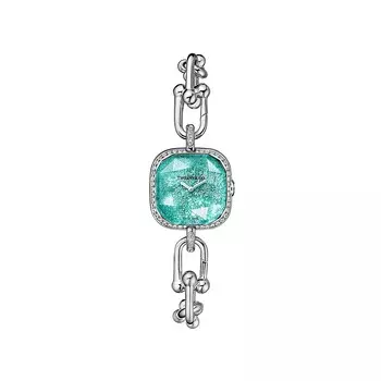Часы Tiffany & Co. HardWear, серебро/бриллиантовый безель