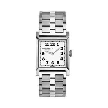 Часы Tiffany & Co. Union Square White Dial, 27 мм, нержавеющая сталь