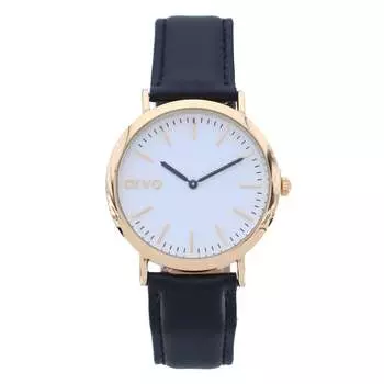 Часы Time Sawyer с белым циферблатом и золотым покрытием Arvo