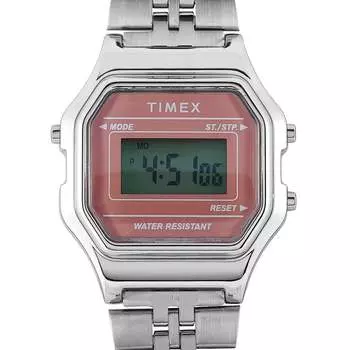 Часы Timex Digital Mini 27 мм цифровые кварцевые TW2T48500, цвет multi