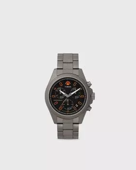 Часы Timex Expedition North Field Chrono, цвет black dial/gunmetal finish bracelet
