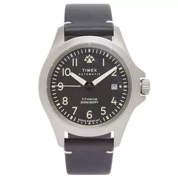 Часы Timex Expedition North Titanium Automatic 41Mm Watch, черный