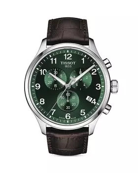 Часы Tissot Chrono XL, 45 мм, зеленый