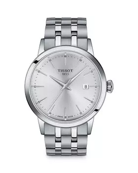 Часы Tissot Classic Dream 42 мм, серебряный
