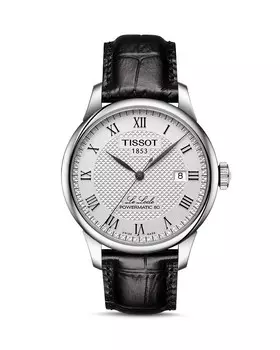 Часы Tissot Lelocle, 39,3 мм, черный