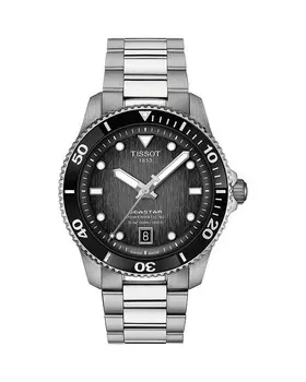 Часы Tissot Seastar 1000 Powermatic 80, 40 мм, черный